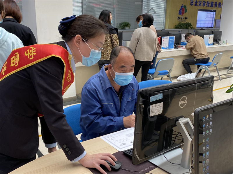 溫度、速度、力度 向企業(yè)群眾傳遞著市北營商的態(tài)度